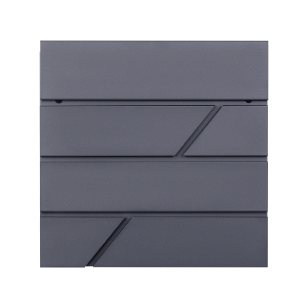 PALAWAN mailbox with newspaper holder, anthracite PALAWAN mailbox with newspaper holder, anthracite